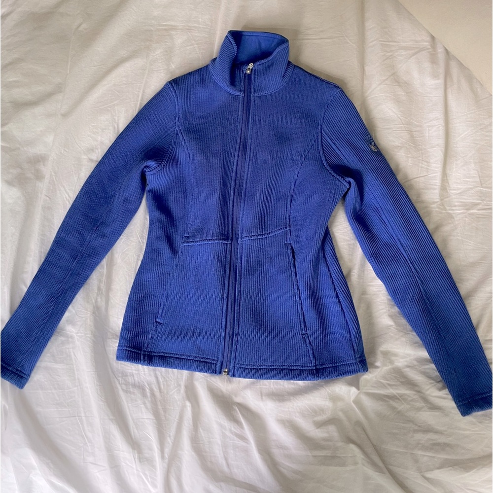 Blue Spyder Sweater Zip Up